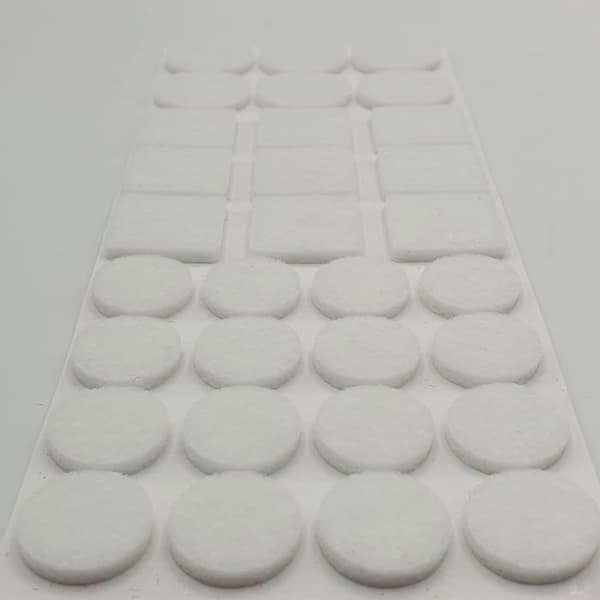 Skate - tip - Jumbofilt - 600/B2 - Set Feltrini Misti 62 delar, vit, en storlek