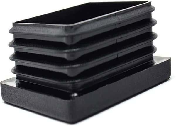 Design61 Set med 4 fyrkantiga fliklock 76,2 x 76,2 mm med flikar för inre dimensioner 66,2-71,2 mm