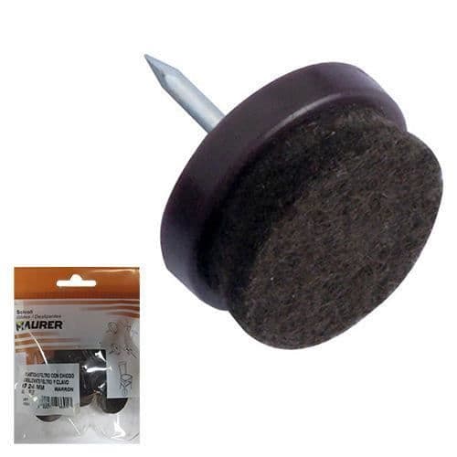 Brun filtglider Ø24 (blister 8 enheter#2013265923;