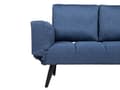 Miniatyrbild 7 av 9: Bäddsoffa Marinblå 2-sits Justerbara armstöd Minimalistisk