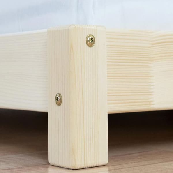 Dubbel säng TATAMI 180 x 200 naturlig och vit