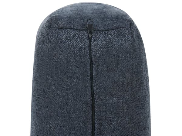 Bäddsoffa i tyg Mörkblå Loveseat Justerbara armstöd Vardagsrum Gästsäng Minimalistisk