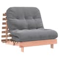 Miniatyrbild 2 av 2: Futonbäddsoffa med madrass 80x206x11 cm massivt douglasträ