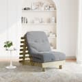 Miniatyrbild 1 av 2: Futonbäddsoffa med madrass 70x206x11 cm impregnerad furu