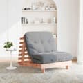 Miniatyrbild 1 av 2: Futonbäddsoffa med madrass 90x206x11 cm massivt douglasträ