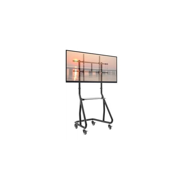 Stojak Mobilny LCD/LED 60-105 cali, 100kg, z półką Sort