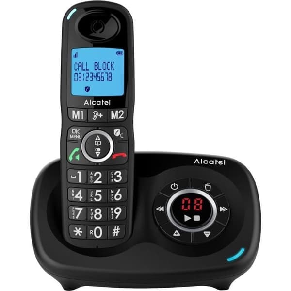 ALCATEL - XL 595 B stemme solo sort