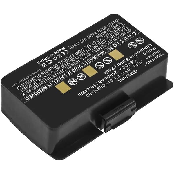 GM276HL Batteri, 2600mAh Kapacitet, Kompatibilitet med Garmin GPSMAP 276, 276c, 296,7.4V, 1stk 2600mAh