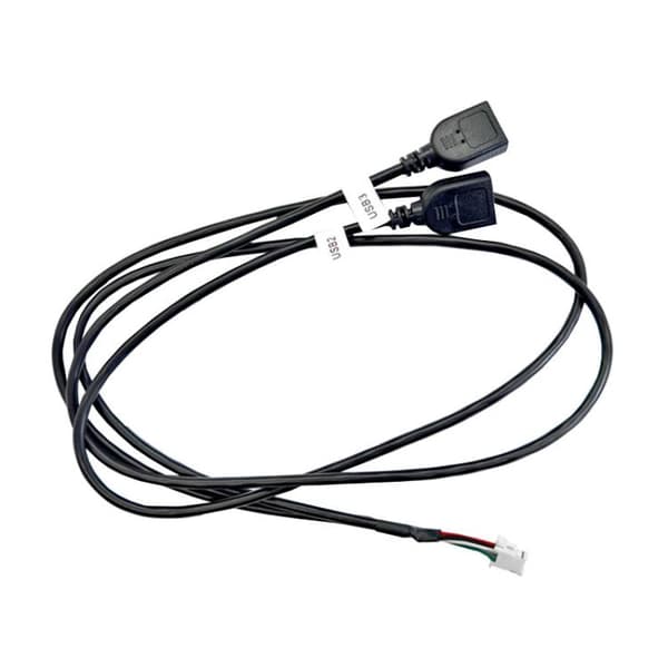 USB-kabel 6-pin med dubbelkontakt till Android bilskärm – 75 cm
