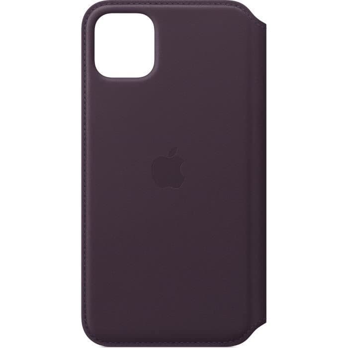 APPLE Aubergine Læder Folio Taske til iPhone 11 Pro Max