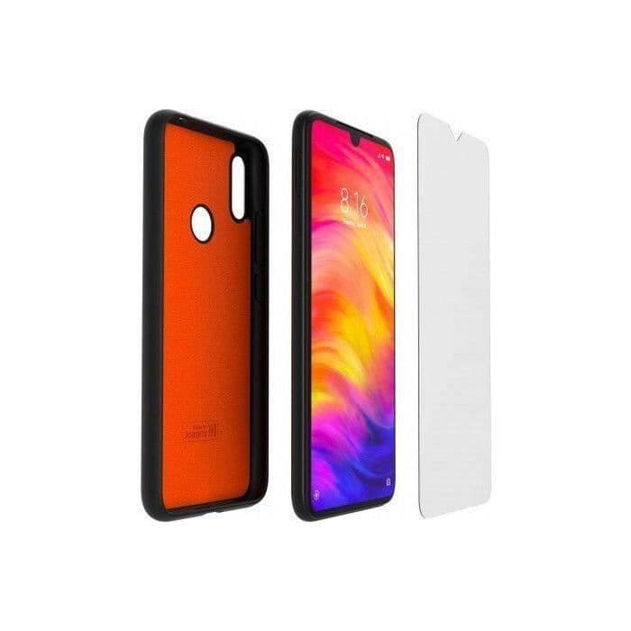 XIAOMI TPU Shell og hærdet glas taske til Xiaomi Redmi Note 7