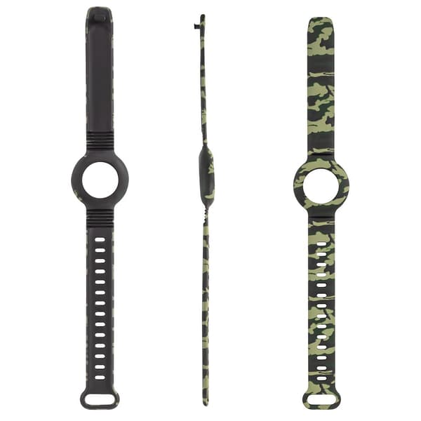 Apple AirTag silicone wristband, camouflage