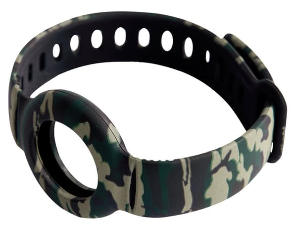 Apple AirTag silicone wristband, camouflage