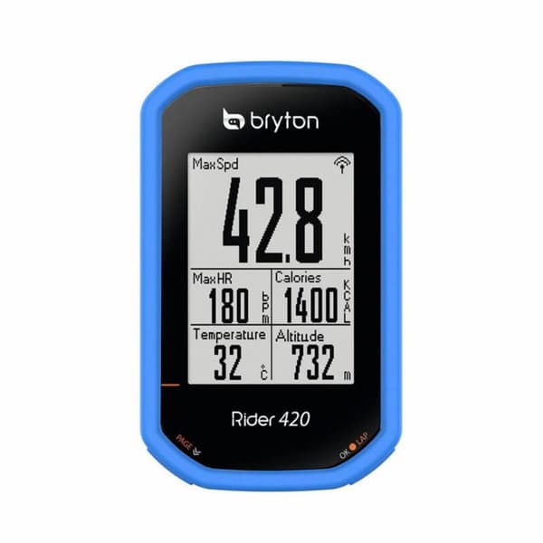 Silikon skal Bryton Rider 420 T - Blå