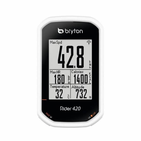 Silikon skal Bryton Rider 420 T - Vit