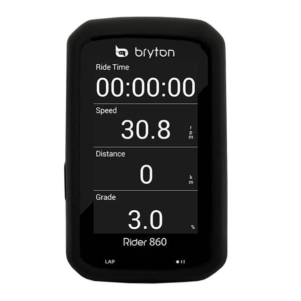 Silikon deksel Bryton Rider 860 T - Svart