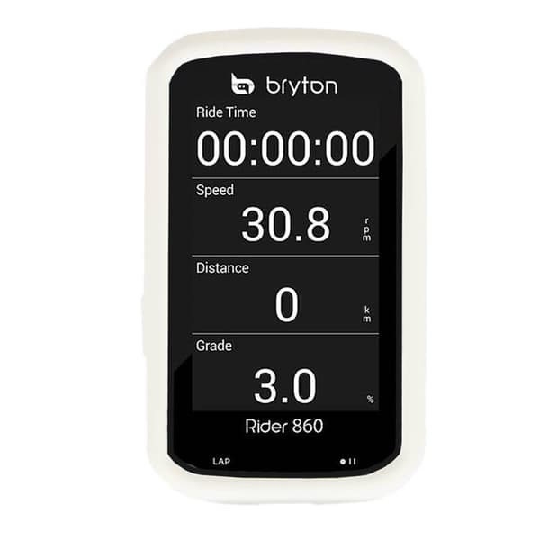 Silikon deksel Bryton Rider 860 T - Hvit