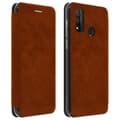 Miniatyrbild 1 av 4: Etui - Huawei - P smart 2020 - Läder av nötkreatur - Videostöd - Kortfäste