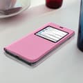 Miniatyrbild 3 av 4: Apple iPhone SE 2020 / 8 / 7 Displayfönster Ultratunn Flip Folio Fodral Rosa