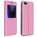 Miniatyrbild 1 av 4: Apple iPhone SE 2020 / 8 / 7 Displayfönster Ultratunn Flip Folio Fodral Rosa