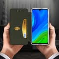 Miniatyrbild 3 av 4: Huawei P smart 2020 Läderfodral Cover Flip Card Hållare Videostöd roséguld Rose