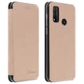 Miniatyrbild 1 av 4: Huawei P smart 2020 Läderfodral Cover Flip Card Hållare Videostöd roséguld Rose