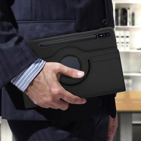 Etui - Samsung - Galaxy Tab S7 11.0 - Rotérbar 360° - Svart - Heltäckande skydd