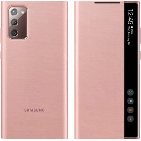 Fodral - Samsung - Galaxy Note 20 - Genomskinlig - Touch - Roséguld