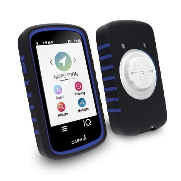 Dubbellagers hudskyddsfodral för Garmin Edge 1030 -Svart- Blå