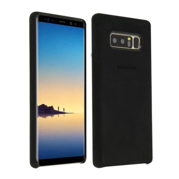 Samsung Note8 Alcantara Fodral - Svart