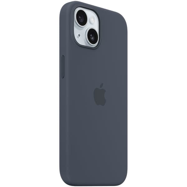 Etui silikonowe z MagSafe do iPhonea 15 - sztormowy błękit