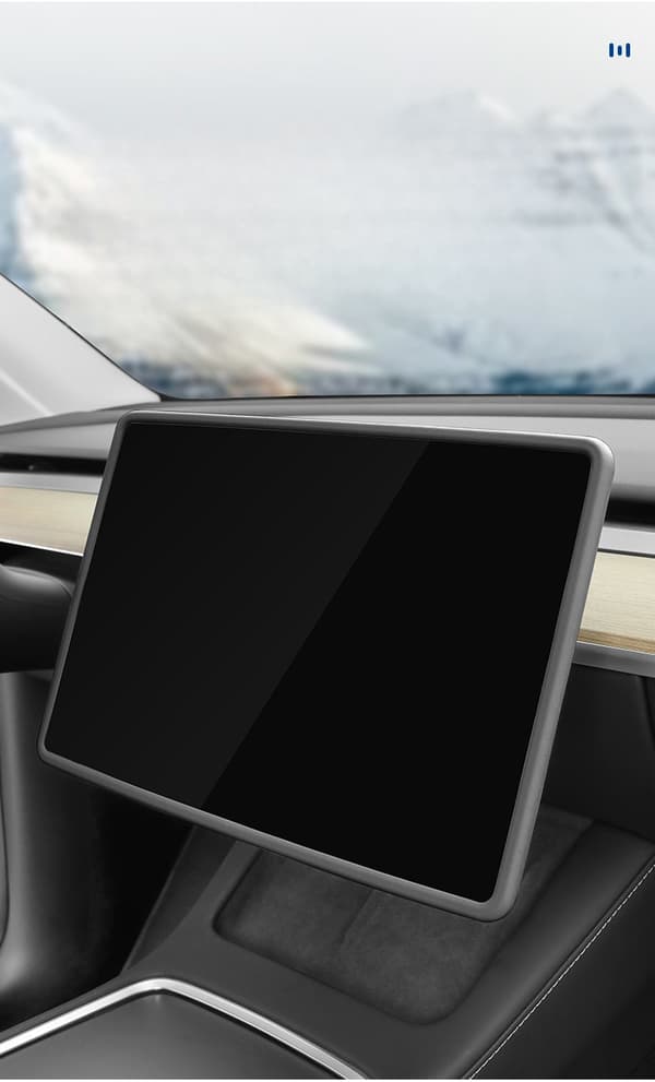 INF Keskinäytön puskurin reunakehyksen suojakalvo Tesla Model 3/Y:lle