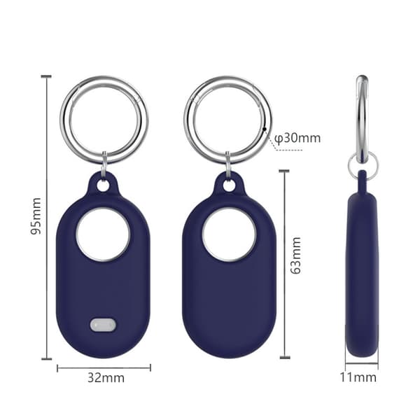 INF Samsung Galaxy Smart Tag 2 koteloteline avaimenperän silikonilla