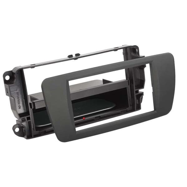 2-DIN-fasadadapter för Inbay för Seat Ibiza Facelift efter 2010 tuam grå