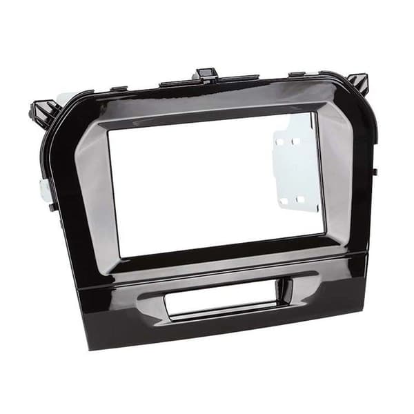 2-DIN-fasadbrytare för Suzuki Vitara 2015-&gt; svart piano