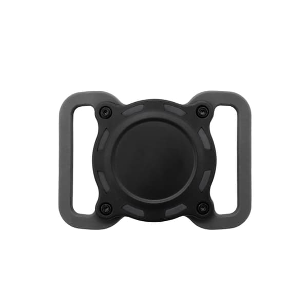 INF TPU AirTag Case Air Tag Holder for kjæledyr Sort M