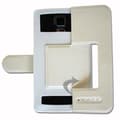 Miniatyrbild 3 av 4: Archos Core 62S Extra Slim White Folio Case X 2 Windows i ekologiskt kvalitetsläder med magnetisk stängning och sömmar