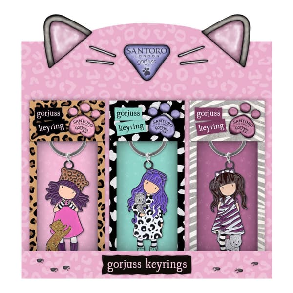 Nøglesnor Gorjuss Purrrrrfect love 12 Dele