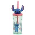 Miniatyrbild 1 av 4: Muggen med Sugrör Stitch Sweet Blå Lila PVC 360 ml 3D