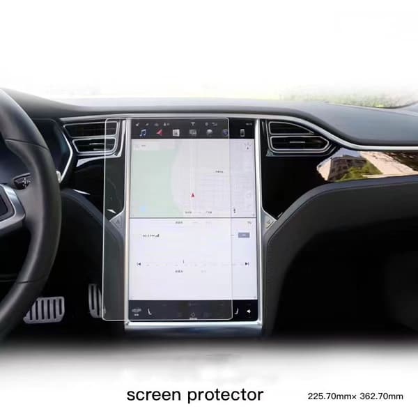 INF Skærmbeskytter i hærdet glas til Tesla Model X/S 17" 0