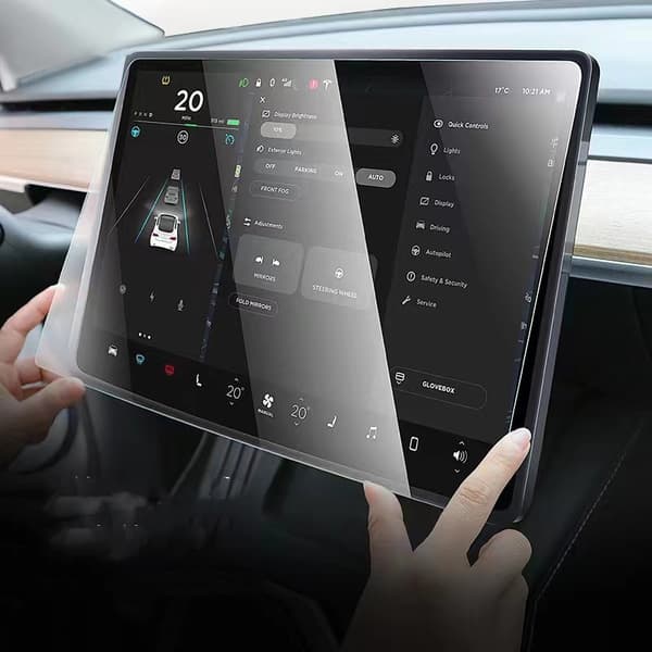 INF Skjermbeskytter i herdet glass for Tesla Model 3/Y 0