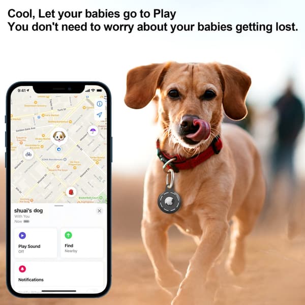 INF Silikonveske til Apple AirTag Tracker 4-Pack