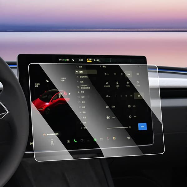 INF Skjermbeskytter i herdet glass for Tesla Model 3/Y Ultra-clear and transparent version
