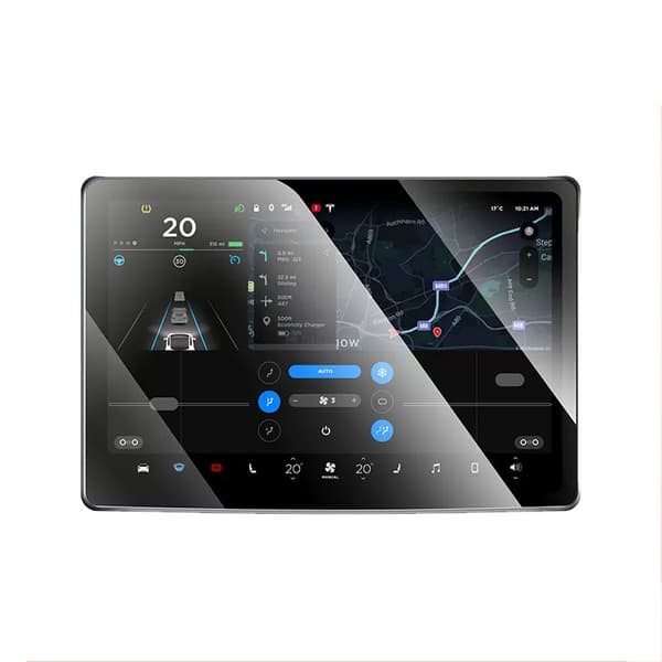 INF Skjermbeskytter i herdet glass for Tesla Model 3/Y Ultra-clear and transparent version