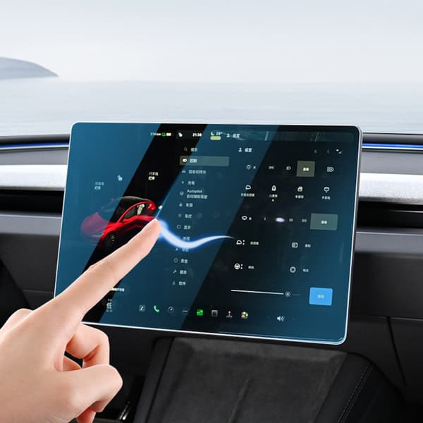 INF Skærmbeskytter i hærdet glas til Tesla Model 3/Y Eye-protecting blue light version