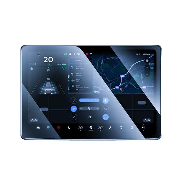 INF Skærmbeskytter i hærdet glas til Tesla Model 3/Y Eye-protecting blue light version