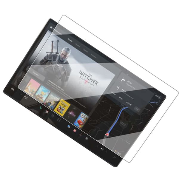 INF Tesla Model X 17" skjermbeskytter i herdet glass