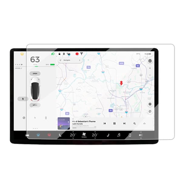 INF Tesla Model 3 15 tuuman karkaistu lasi näytönsuoja