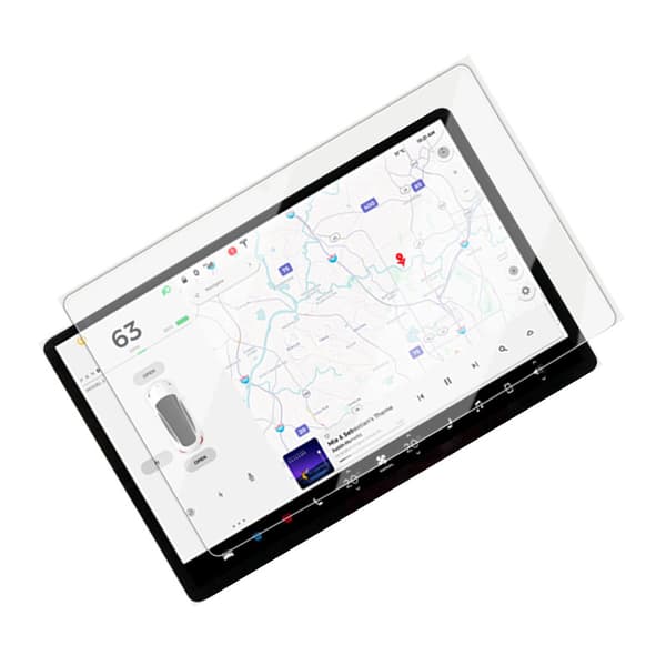 INF Tesla Model S 17" HD skærmbeskytter i hærdet glas (enkeltpakke)