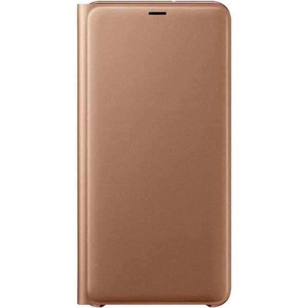 ORIGINAL SAMSUNG FLIP LIVRO fodral / EF-WA750 SAMSUNG GALAXY A7 2018 plånbok - färg: guld